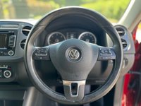 USED 2014 14 VOLKSWAGEN TIGUAN 2.0 MATCH TDI BLUEMOTION TECH 4MOTION DSG 5d 139 BHP Black Leather, Heated Seats