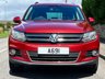 USED 2014 14 VOLKSWAGEN TIGUAN 2.0 MATCH TDI BLUEMOTION TECH 4MOTION DSG 5d 139 BHP Black Leather, Heated Seats