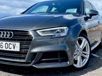 USED 2016 16 AUDI A3 1.4 TFSI S LINE 3d 148 BHP 