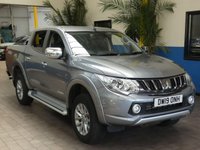 USED 2019 19 MITSUBISHI L200 2.4 DI-D 4WD WARRIOR DCB 178 BHP 4WD APP BASED SAT NAV LEATHER MITSUBISHI WARRANTY JUNE 2024