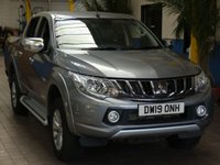 USED 2019 19 MITSUBISHI L200 2.4 DI-D 4WD WARRIOR DCB 178 BHP 4WD APP BASED SAT NAV LEATHER MITSUBISHI WARRANTY JUNE 2024