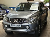 USED 2019 19 MITSUBISHI L200 2.4 DI-D 4WD WARRIOR DCB 178 BHP 4WD APP BASED SAT NAV LEATHER MITSUBISHI WARRANTY JUNE 2024