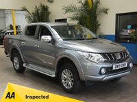 USED 2019 19 MITSUBISHI L200 2.4 DI-D 4WD WARRIOR DCB 178 BHP 4WD APP BASED SAT NAV LEATHER MITSUBISHI WARRANTY JUNE 2024