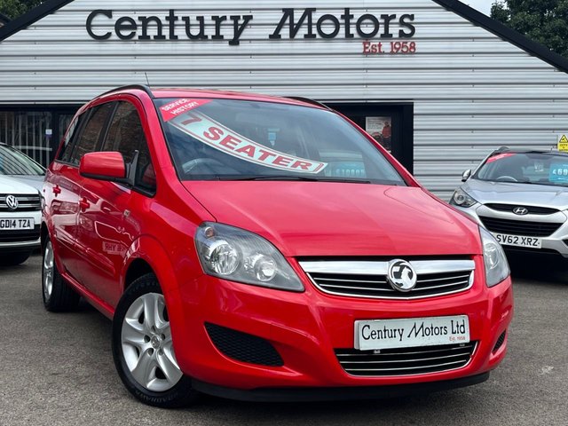 2014 14 Vauxhall Zafira 1.8i 16v Exclusiv 5dr - 7 SEATER