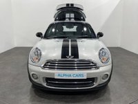 USED 2015 65 MINI COUPE 1.6 COOPER 2d 120 BHP Mini Coupe ,Striking  White Silver metallic ,  Part Leather interior ,