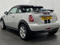 USED 2015 65 MINI COUPE 1.6 COOPER 2d 120 BHP Mini Coupe ,Striking  White Silver metallic ,  Part Leather interior ,