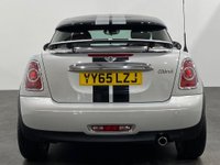 USED 2015 65 MINI COUPE 1.6 COOPER 2d 120 BHP Mini Coupe ,Striking  White Silver metallic ,  Part Leather interior ,