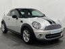 USED 2015 65 MINI COUPE 1.6 COOPER 2d 120 BHP Mini Coupe ,Striking  White Silver metallic ,  Part Leather interior ,
