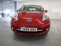 USED 2016 66 NISSAN LEAF 0.0 ACENTA 5d 109 BHP GREAT ELECTRIC LOW COST MOTORING. WITH NISSAN SERVICE STAMPS