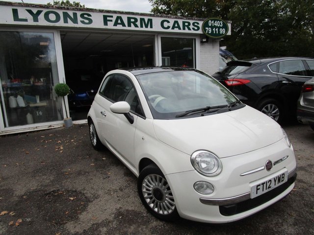 2012 12 Fiat 500 1.2 LOUNGE 3d 69 BHP