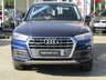 USED 2017 66 AUDI Q5 2.0 TDI QUATTRO SPORT 5d 188 BHP Finished in MIDNIGHT BLUE MET with contrasting FULL BLACK HEATED LEATHER trim. This handsome looking SUV is a great all rounder. It's one the most popular in the 4x4 class. Features include Sat Nav, 19" Alloys, Power Rear Boot, Full Black Leather, Front and Rear Park Sensors, B/Tooth, DAB, Run Lights and much more. Audi Dealer serviced at 9147 miles, 18237 miles, 37658 miles (inc gearbox oil), 59738 miles and at 79954 miles (inc gearbox oil change) on 4/2/2022.