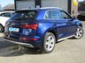 USED 2017 66 AUDI Q5 2.0 TDI QUATTRO SPORT 5d 188 BHP Finished in MIDNIGHT BLUE MET with contrasting FULL BLACK HEATED LEATHER trim. This handsome looking SUV is a great all rounder. It's one the most popular in the 4x4 class. Features include Sat Nav, 19" Alloys, Power Rear Boot, Full Black Leather, Front and Rear Park Sensors, B/Tooth, DAB, Run Lights and much more. Audi Dealer serviced at 9147 miles, 18237 miles, 37658 miles (inc gearbox oil), 59738 miles and at 79954 miles (inc gearbox oil change) on 4/2/2022.