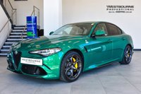 USED 2022 22 ALFA ROMEO GIULIA 2.9 V6 BITURBO QUADRIFOGLIO 4d 503 BHP Montreal Green, Harman Kardon