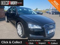 USED 2012 12 AUDI A8 3.0 TDI QUATTRO SE 4d 250 BHP A nice example with full service history and serviced at 13k,32k,42k,52k,61k,72k. It will be serviced, MOTd and have a1 year AC break down cover included in the sale price.