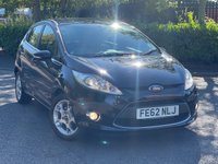 USED 2012 62 FORD FIESTA 1.2 ZETEC 5d 81 BHP 
