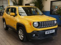 USED 2018 18 JEEP RENEGADE 1.6 LONGITUDE 5d 108 BHP SAT NAV CRUISE CONTROL PARKING SENSORS 1 OWNER FSH GENUINE LOW MILEAGE