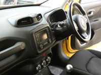 USED 2018 18 JEEP RENEGADE 1.6 LONGITUDE 5d 108 BHP SAT NAV CRUISE CONTROL PARKING SENSORS 1 OWNER FSH GENUINE LOW MILEAGE