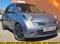 USED 2009 09 NISSAN MICRA 1.2 VISIA PLUS 3d 80 BHP FULL HISTORY - MORE AUTO'S IN STOCK