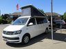 USED 2018 18 VOLKSWAGEN T6 CAMPER VAN 2.0 T32 TDI CAMPERVAN 148 BHP STUNNING, CONVERSION, VW LWB, TRANSPORTER, 2.0 TDI T30, 4 BERTH, CAMPER VAN. . The list on this brand new conversion is endless. Auztop Pop up roof (with double bed), FIAMMA SIDE AWNING, Rear Park Sensors, Chemical Toilet, Twin Hob, Sink, 90L Water Storage, Fridge with Freeze compartment, 240 Hook up with split charger, DIESEL NIGHT HEATER ,