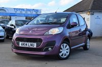 USED 2014 14 PEUGEOT 107 1.0 ACTIVE 5d 68 BHP FSH, IMMACULATE, MUST SEE