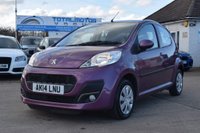 USED 2014 14 PEUGEOT 107 1.0 ACTIVE 5d 68 BHP FSH, IMMACULATE, MUST SEE