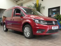 USED 2019 19 VOLKSWAGEN CADDY MAXI 2.0 C20 LIFE TDI 5d 101 BHP 7 SEAT SAT NAV PARKING SENSORS 6 MONTHS GOLD WARRANTY