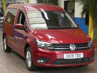 USED 2019 19 VOLKSWAGEN CADDY MAXI 2.0 C20 LIFE TDI 5d 101 BHP 7 SEAT SAT NAV PARKING SENSORS 6 MONTHS GOLD WARRANTY
