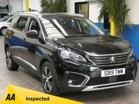 USED 2019 19 PEUGEOT 5008 1.2 PURETECH S/S ALLURE 5d 130 BHP STUNNING EXAMPLE 7 SEATS SAT NAV PART LEATHER 6 MONTHS GOLD WARRANTY