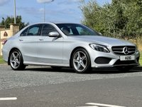 USED 2016 16 MERCEDES-BENZ C-CLASS 2.1 C220 D AMG LINE 4d 170 BHP AMG SPEC Leather Camera DAB