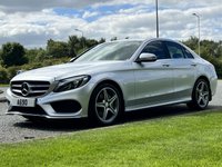 USED 2016 16 MERCEDES-BENZ C-CLASS 2.1 C220 D AMG LINE 4d 170 BHP AMG SPEC Leather Camera DAB