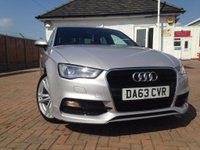 USED 2013 63 AUDI A3 2.0 TDI S LINE 4d 148 BHP 