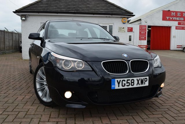 2008 58 BMW 5 Series 2.0 520D M SPORT 4d 175 BHP