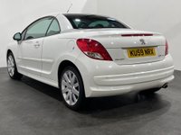 USED 2009 59 PEUGEOT 207 1.6 CC GT 2d 120 BHP Bianca White,17" Hockenheim alloy wheels, Interior Chrome pack