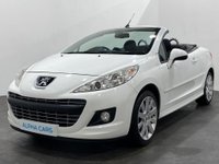 USED 2009 59 PEUGEOT 207 1.6 CC GT 2d 120 BHP Bianca White,17" Hockenheim alloy wheels, Interior Chrome pack
