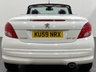 USED 2009 59 PEUGEOT 207 1.6 CC GT 2d 120 BHP Bianca White,17" Hockenheim alloy wheels, Interior Chrome pack