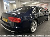 USED 2013 63 AUDI A8 3.0 TDI QUATTRO SPORT EXECUTIVE DIESEL AUTO 4WD UK DELIVERY FLAT FEE &pound;175*OVER 100 IMAGES ON OUR WEBSITE*BESPOKE FINANCE ARRANGED*PART EXCHANGE WELCOME*ALL VEHICLES HPI CLEAR