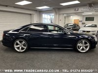 USED 2013 63 AUDI A8 3.0 TDI QUATTRO SPORT EXECUTIVE DIESEL AUTO 4WD UK DELIVERY FLAT FEE &pound;175*OVER 100 IMAGES ON OUR WEBSITE*BESPOKE FINANCE ARRANGED*PART EXCHANGE WELCOME*ALL VEHICLES HPI CLEAR