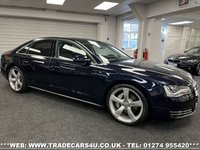 USED 2013 63 AUDI A8 3.0 TDI QUATTRO SPORT EXECUTIVE DIESEL AUTO 4WD UK DELIVERY FLAT FEE &pound;175*OVER 100 IMAGES ON OUR WEBSITE*BESPOKE FINANCE ARRANGED*PART EXCHANGE WELCOME*ALL VEHICLES HPI CLEAR