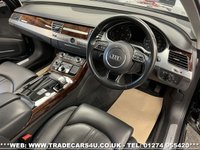 USED 2013 63 AUDI A8 3.0 TDI QUATTRO SPORT EXECUTIVE DIESEL AUTO 4WD UK DELIVERY FLAT FEE &pound;175*OVER 100 IMAGES ON OUR WEBSITE*BESPOKE FINANCE ARRANGED*PART EXCHANGE WELCOME*ALL VEHICLES HPI CLEAR