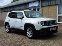 USED 2016 16 JEEP RENEGADE 1.6 M-JET LONGITUDE 5d 118 BHP www.suffolkcarcentre.co.uk - Located at Reydon