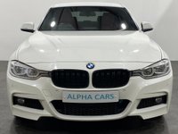 USED 2016 66 BMW 3 SERIES 3.0 335D XDRIVE M SPORT 4d 308 BHP X Drive 335 D  M Sport , Alpine White, Coral Red Full Leather