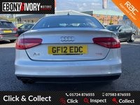 USED 2012 12 AUDI A4 1.8 TFSI BLACK EDITION S/S 4d 168 BHP Only 2 owners from new with FULL Audi service history at 8k,12k,19k,28k and 37k. We are a Volkswagen and Audi specialist and will complete a service, MOT and 1 years RAC break down cover included in the sale price.