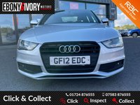 USED 2012 12 AUDI A4 1.8 TFSI BLACK EDITION S/S 4d 168 BHP Only 2 owners from new with FULL Audi service history at 8k,12k,19k,28k and 37k. We are a Volkswagen and Audi specialist and will complete a service, MOT and 1 years RAC break down cover included in the sale price.