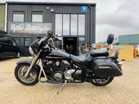 USED 2014 14 YAMAHA XVS1300 MIDNIGHT STAR  WITH COBRA EXHAUSTS