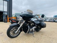 USED 2014 14 YAMAHA XVS1300 MIDNIGHT STAR  WITH COBRA EXHAUSTS