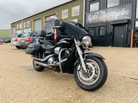 USED 2014 14 YAMAHA XVS1300 MIDNIGHT STAR  WITH COBRA EXHAUSTS