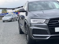 USED 2017 67 AUDI Q3 2.0 TDI QUATTRO BLACK EDITION 5d 182 BHP Black Edition Bose Sat Nav