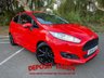 USED 2014 14 FORD FIESTA 1.0 ZETEC S 3d 124 BHP 17INCH ALLOYS, RACE RED, FIRST CAR
