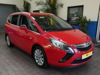 USED 2015 65 VAUXHALL ZAFIRA TOURER 1.6 TECH LINE CDTI ECOFLEX S/S 5d 134 BHP &pound;20 ROAD TAX 7 SEATS SAT NAV PARKING SENSORS 2 OWNERS FULL VAUXHALL SERVICE EURO 6 CAZ ULEZ COMPLIANT