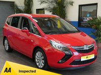 USED 2015 65 VAUXHALL ZAFIRA TOURER 1.6 TECH LINE CDTI ECOFLEX S/S 5d 134 BHP &pound;20 ROAD TAX 7 SEATS SAT NAV PARKING SENSORS 2 OWNERS FULL VAUXHALL SERVICE EURO 6 CAZ ULEZ COMPLIANT